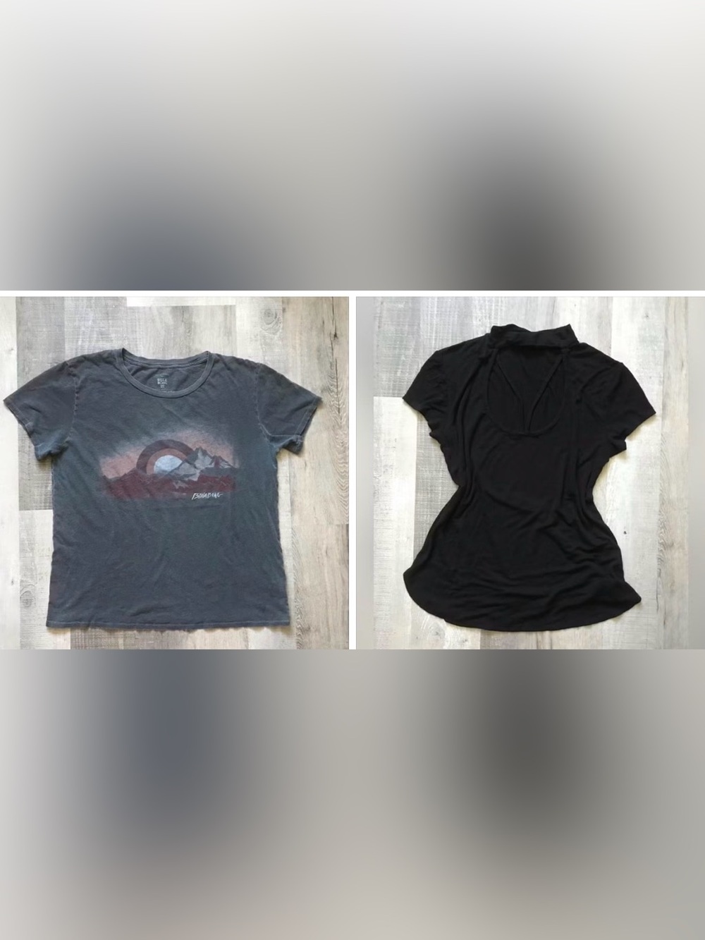Short-Sleeve Relaxed Fit Tops Size L